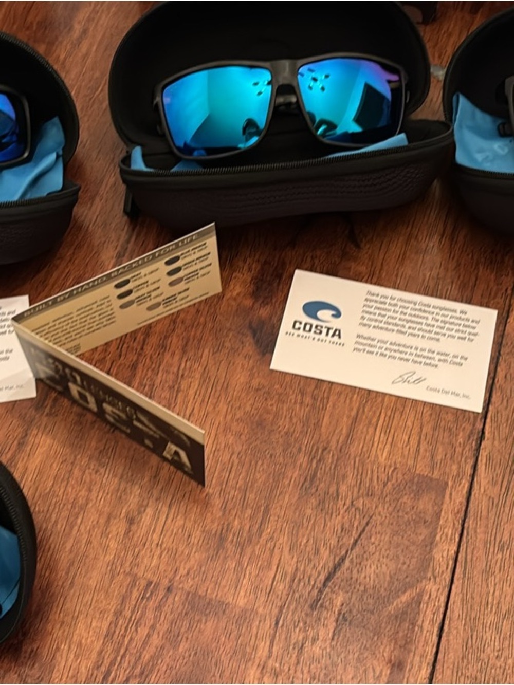 Costa Polarized Sunglasses with Blue Mirrored Lenses